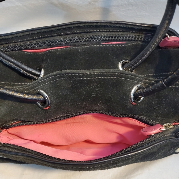 Cole Haan black suede handbag - Picture 4 of 10